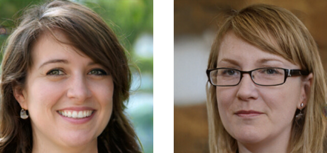 Die beiden freiwilligen Probanden für den Refigura Selbsttest Refigura Probanten Selbsttest Kundenerfahrungen Test Stefanie und Sibille Refigura