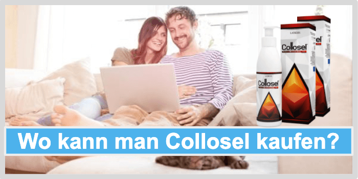 Frau und Mann sitzen lächelnd vor dem Laptop Collosel kaufen
