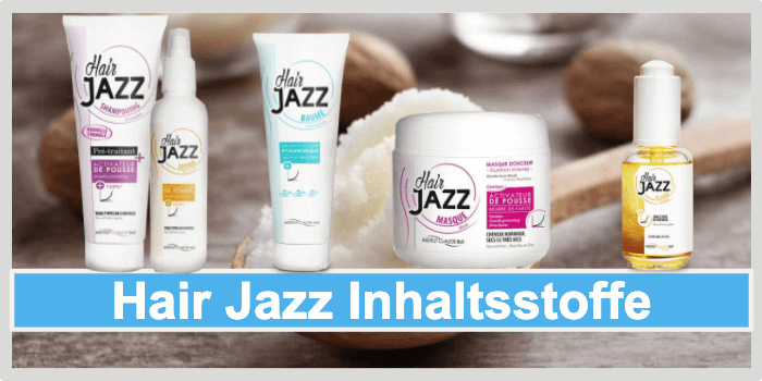 Die verschiedenen Produkte des Hersteller abgebildet Hair Jazz Inhaltsstoffe