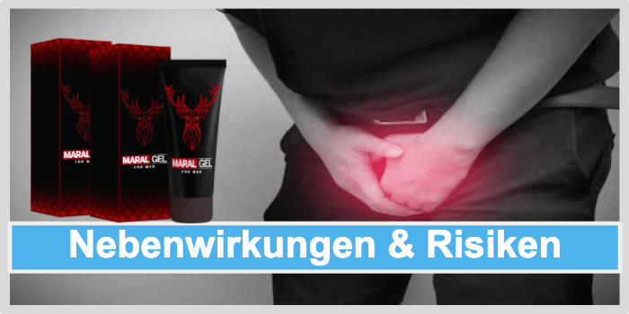 Mann hat Schmerzen im Intimbereich Maral Gel Nebenwirkungen Risiken