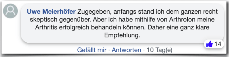 Ein Erfahrungsbericht aus einem Forum Arthrolon Erfahrungsbericht Kritik Erfahrungen Bewertung