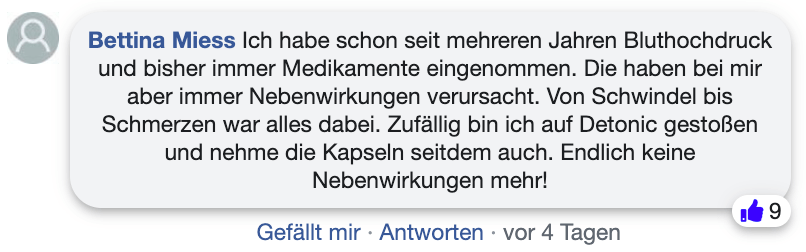 Ein positiver Erfahrungsbericht. Detonic Erfahrungsbericht