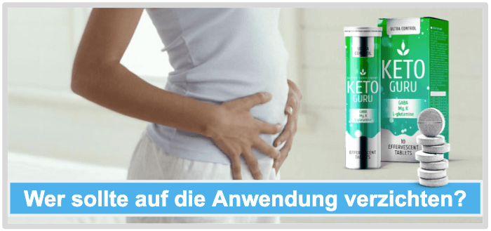 Eine Schwangere Frau abgebildet. Keto Guru Anwendung