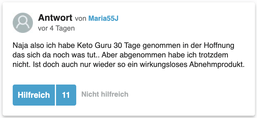Ein Erfahrungsbericht aus der gutefrage.net Community. Keto Guru Erfahrungen Bewertungen gutefrage