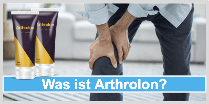 Mann mit Knieschmerzen Was ist Arthrolon