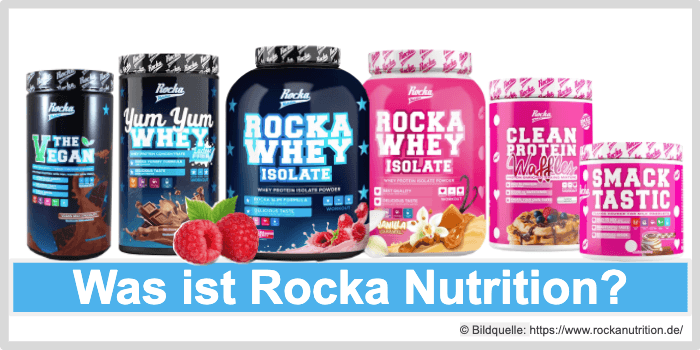 Verschiedene Produkte von Rocka Nutrition Was ist Rocka Nutrition