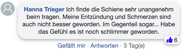Ein negativer Erfahrungsbericht. HalluPro Erfahrungsbericht Kritik facebook