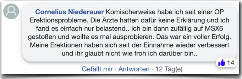 Ein Erfahrungsbericht aus einem Forum MSX6 Erfahrungsbericht Bewertung Kritik Erfahrungen