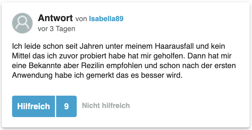 Ein Erfahrungsbericht aus der gutefrage.net Community. Rezilin Erfahrungen Bewertungen gutefrage