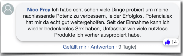 Ein Erfahrungsbericht aus einem Forum Potencialex Erfahrungsbericht Bewertung Kritik Erfahrungen