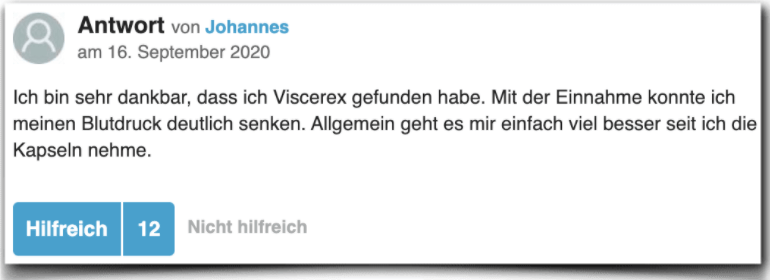 Ein positiver Erfahrungsbericht aus der gutefrage.net Community Viscerex Erfahrung Erfahrungen Erfahrungsbericht