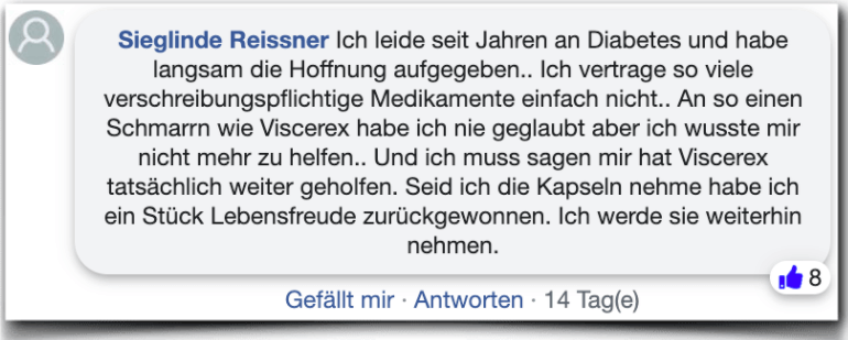 Ein Erfahrungsbericht aus einem Forum Viscerex Erfahrungsbericht Bewertung Kritik Erfahrungen