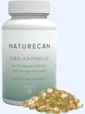 Naturecan Abbild Naturecan CBD Kapseln Abbild Tabelle