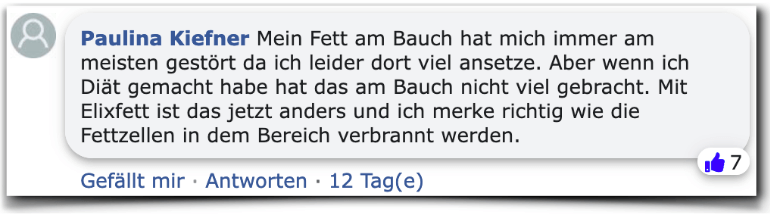 Ein weiterer positiver Erfahrungsbericht Elixfett Bewertungen Erfahrungen Elixfett