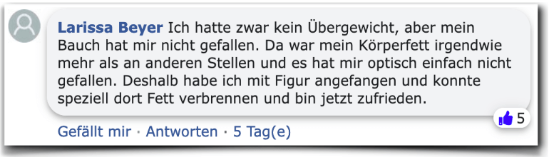 Ein weiterer positiver Erfahrungsbericht Figur Kapseln Bewertungen Erfahrungen Facebook
