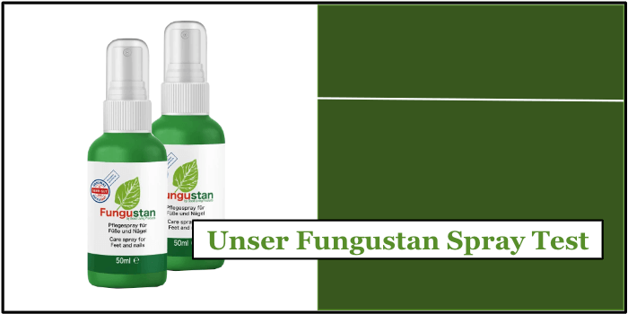 Fungustan Spray Produktverpackung Fungustan Spray Test Selbsttest