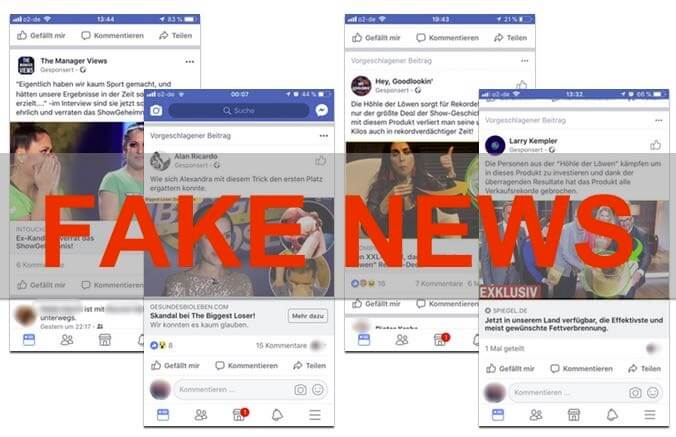 Werbekampagnen des Herstellers bezüglich Höhle der Löwen und Biggst Loser Ultra Keto Slim Hoehle der Loewen Biggest Loser Fake News