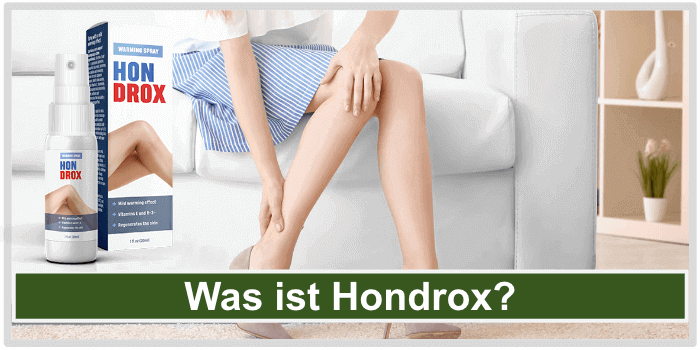 Frau fasst sich an den Unterschenkel Was ist Hondrox
