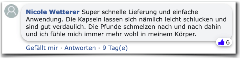 Ein weiterer positiver Erfahrungsbericht Die Stoffwechsel Formel Bewertungen Erfahrungen Facebook