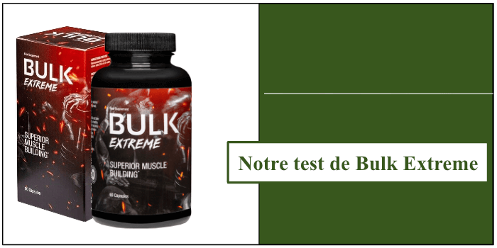 Notre commande de produits Bulk Extreme test image