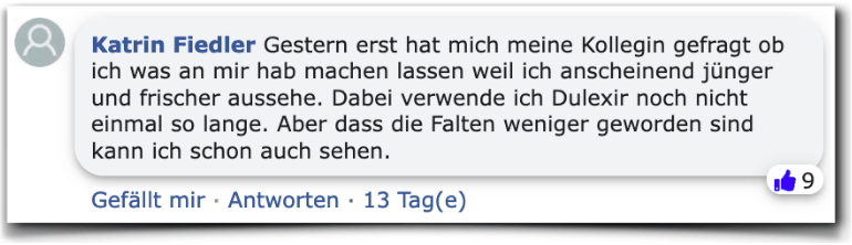 Ein weiterer positiver Erfahrungsbericht Dulexir Bewertungen Erfahrungen Facebook