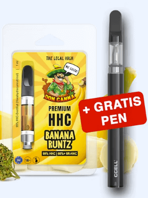 Hanfosan Abbild Hanfosan HHC Vape Don Canna Banana Runtz Abbild Tabelle