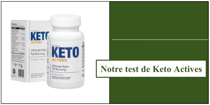 Notre commande de produits Keto Actives en test image