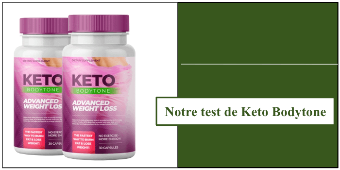 Notre commande de produits Keto Bodytone en test image