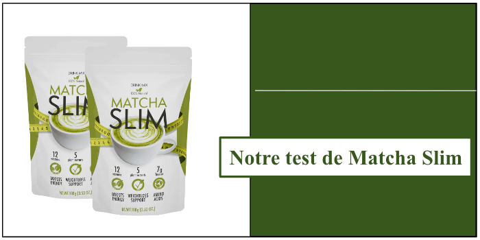 Notre commande de Matcha Slim Notre Matcha Slim test