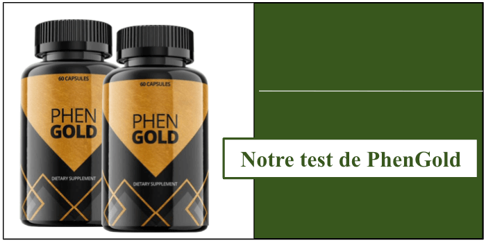Notre commande de produits PhenGold en test image
