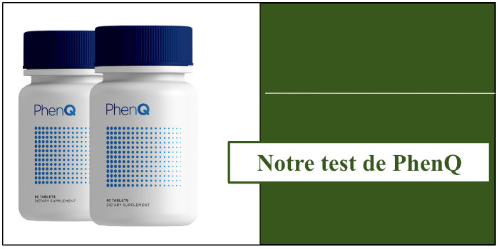 Notre commande de produits PhenQ en test image