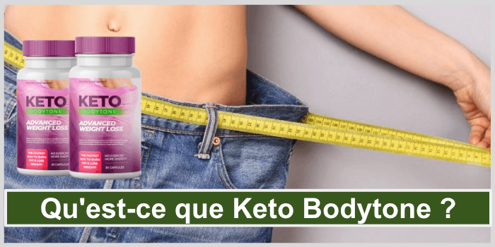 Une femme qui a un mètre ruban dans le passant de sa ceinture Qu'est-ce que Keto Bodytone