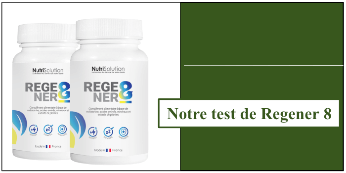 Notre commande de produits Regener 8 en test image