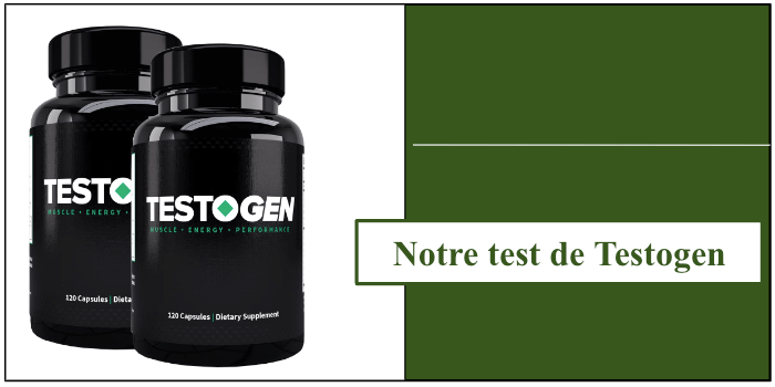 Notre commande de produits Testogen test image
