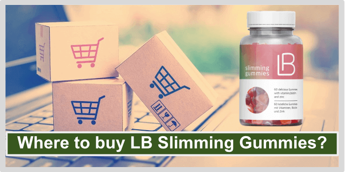 Small packages on a laptop keyboard Buy LB Slimming Gummies