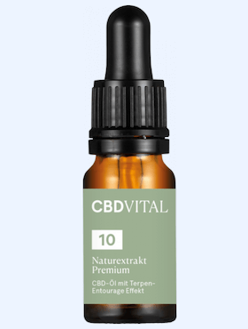 CBDVital CBD Vital CBD Oel Abbild Tabelle