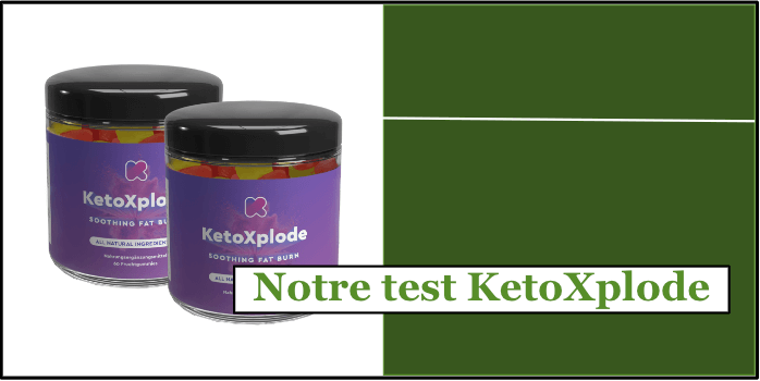 Emballage du produit KetoXplode Test Ketoxplode Gummies