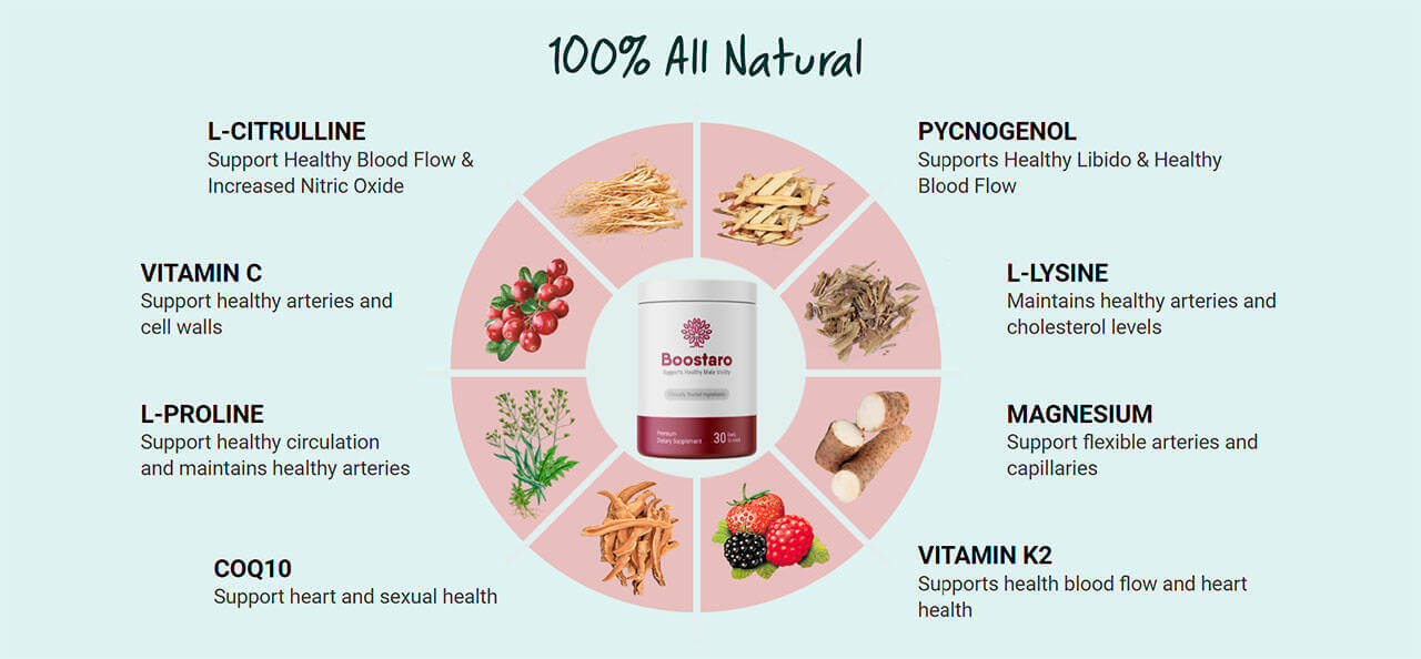 Boostaro Ingredients Boostaro Ingredients