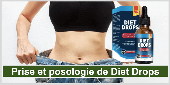 Prise et posologie de Diet Drops Prise et posologie de Diet Drops
