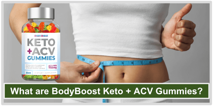Person with a tape measure around the waist What are BodyBoost Keto ACV Gummies