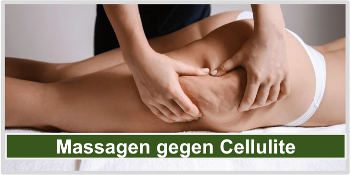 Eine Frau, die eine Massage bekommt Cellulite Massagen Bild