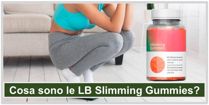 Donna in piedi sulla bilancia Cosa sono le LB Slimming Gummies