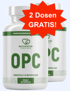 Green Nutrition OPC Vergleich Bild Tabelle Green Nutrition OPC Vergleich Bild Tabelle