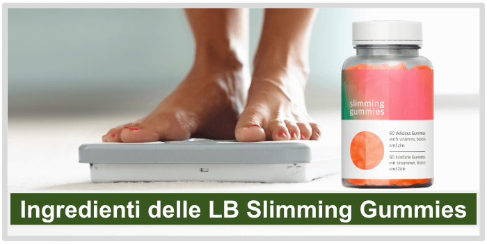 Persona su una scala Ingredienti delle LB Slimming Gummies