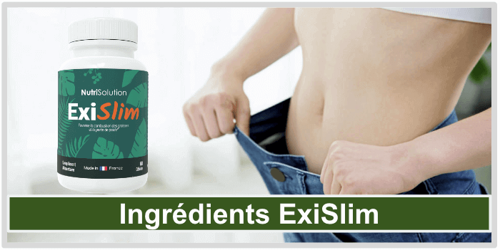 Personne portant un pantalon trop grand Ingrédients ExiSlim