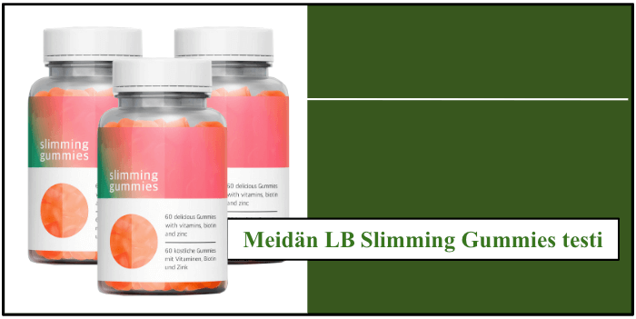 LB Slimming Gummies tuotepakkaus Meidän LB Slimming Gummies testi