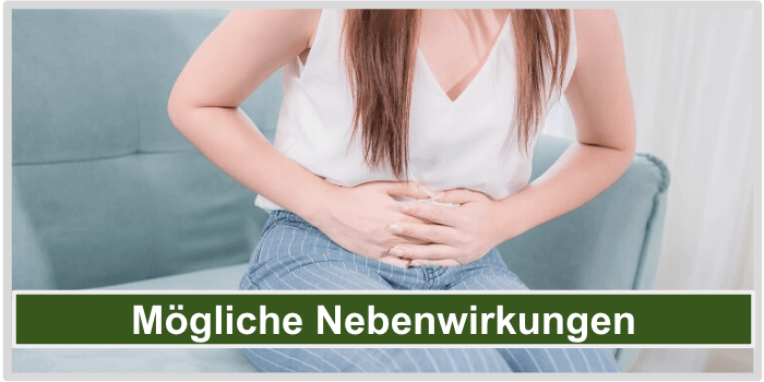 Eine Frau, die sich den Magen hält OPC Nebenwirkungen Bild