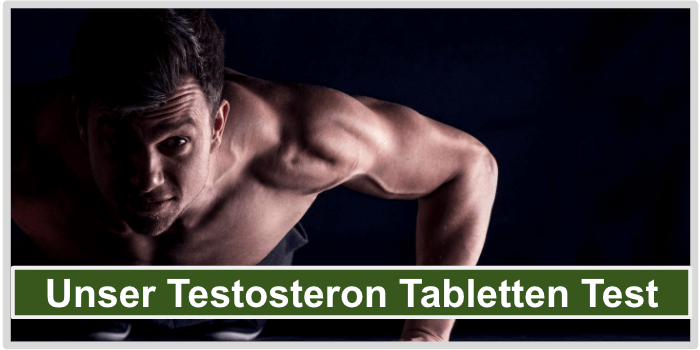Ein athletischer Mann, der Liegestütze macht Testosteron Tabletten Test Bild