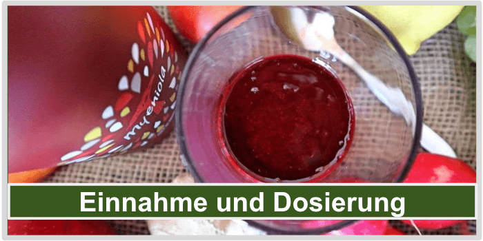 Ein gesundes Vital Stoff Konzentrat Vitalstoffkonzentrat Einnahme und Dosierung