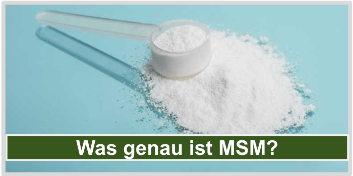 Ein Messlöffel voll Pulver Was ist MSM